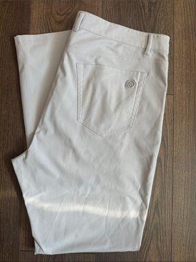 G/FORE Cream Performance Golf Pants 36x32